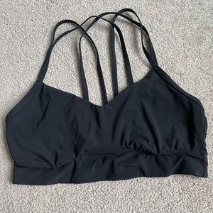 All In Motion Black Strappy Sports Bra